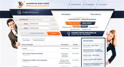 Desktop Screenshot of biurokarier.wspia.eu